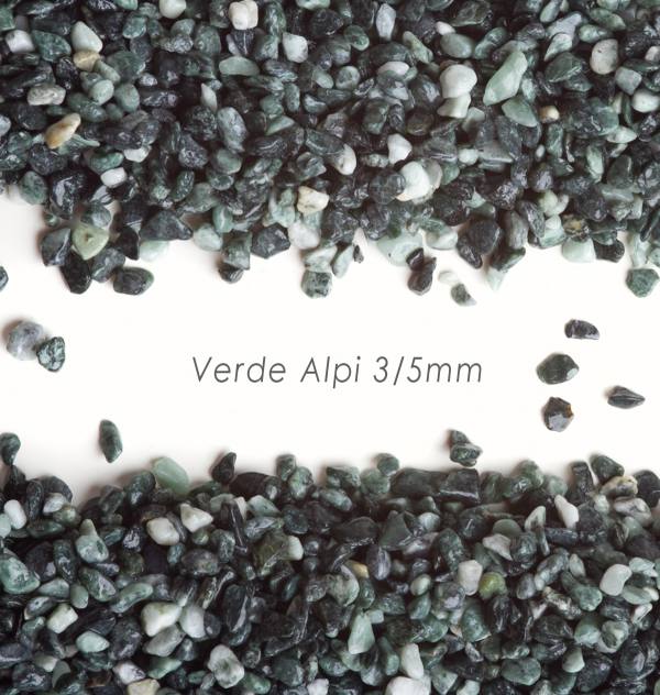 Okrúhliak Alpi 3/5mm pre kamenný koberec - 25kg