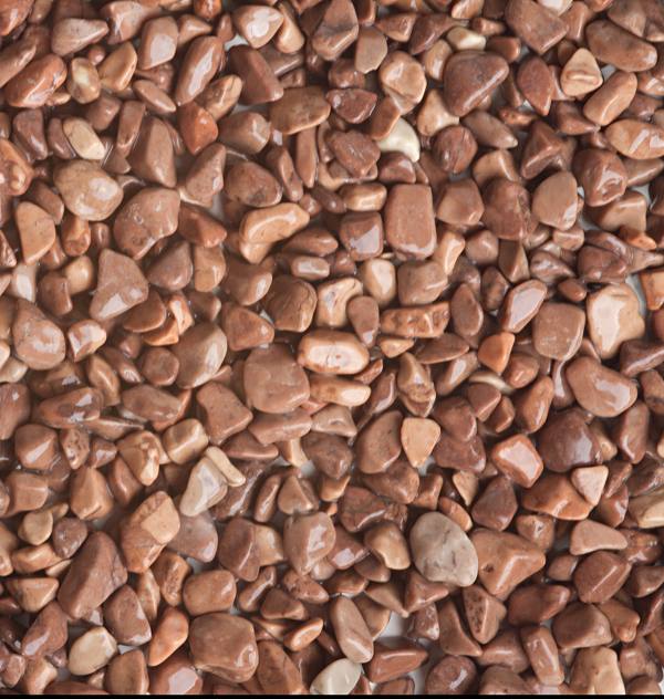 Hnedo kávový mramor Mogano 5-8mm pre kamenný koberec