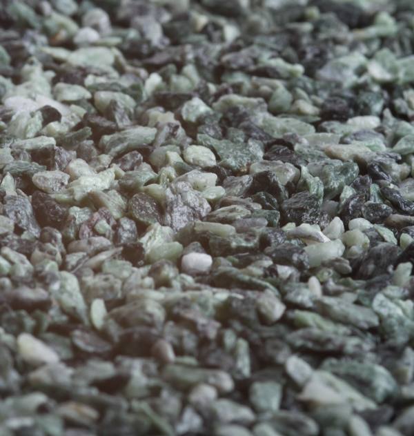 Verde Alpi zeleny štrk, kamenny koberec